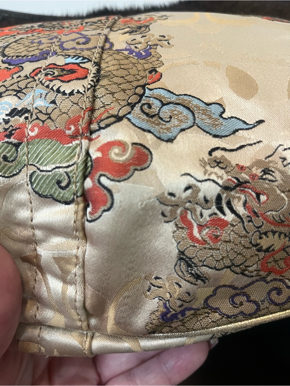 COACH Limited Edition Silk Kimono Mink Hobo bag RARE - Picture 14 of 16